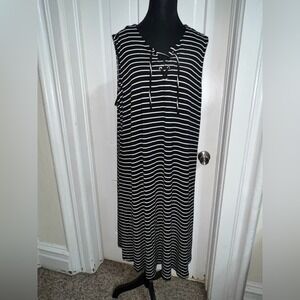 womens size 1X dress summer tank dress plus size lounge sun dress beach pool